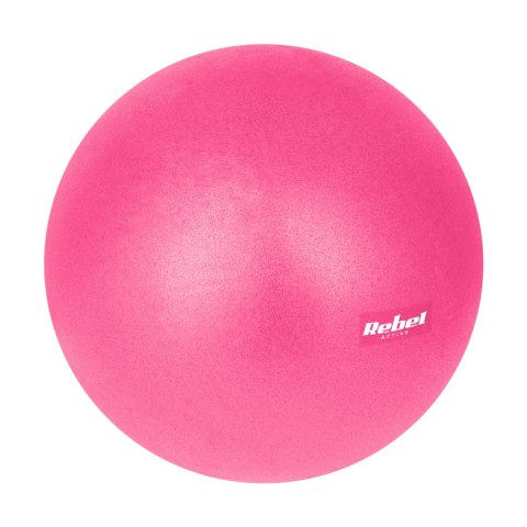 Mini piłka gimnastyczna do pilates rehabilitacyjna 25cm, kolor różowy, REBEL ACTIVE Mini piłka gimnastyczna do pilates rehabilitacyjna 25cm, kolor różowy, REBEL ACTIVE