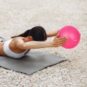 Mini piłka gimnastyczna do pilates rehabilitacyjna 25cm, kolor różowy, REBEL ACTIVE