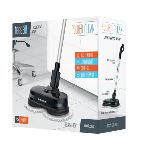 Mop elektryczny TEESA POWER CLEAN Mop elektryczny TEESA POWER CLEAN