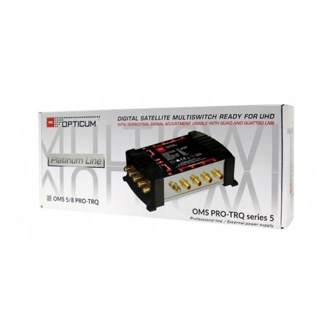 Multiswitch OPTICUM OMS 5/8 PRO TRQ PLATINUM Multiswitch OPTICUM OMS 5/8 PRO TRQ PLATINUM