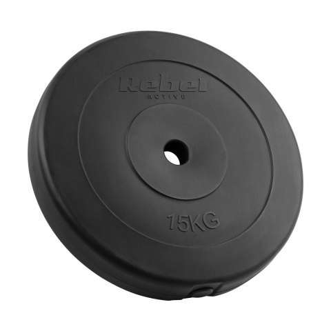 Obciążenie bitumiczne zestaw 2x15kg, otwór 31mm, talerz klasyczny, REBEL ACTIVE Obciążenie bitumiczne zestaw 2x15kg, otwór 31mm, talerz klasyczny, REBEL ACTIVE