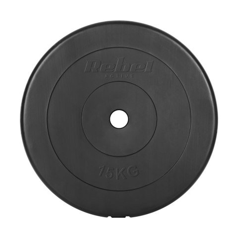 Obciążenie bitumiczne zestaw 2x15kg, otwór 31mm, talerz klasyczny, REBEL ACTIVE Obciążenie bitumiczne zestaw 2x15kg, otwór 31mm, talerz klasyczny, REBEL ACTIVE