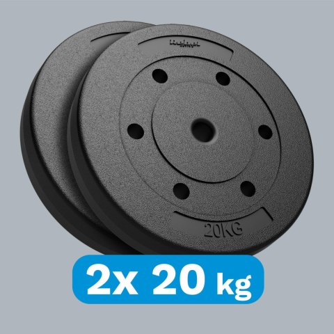 Obciążenie bitumiczne zestaw 2x20kg, otwór 31mm, REBEL ACTIVE Obciążenie bitumiczne zestaw 2x20kg, otwór 31mm, REBEL ACTIVE