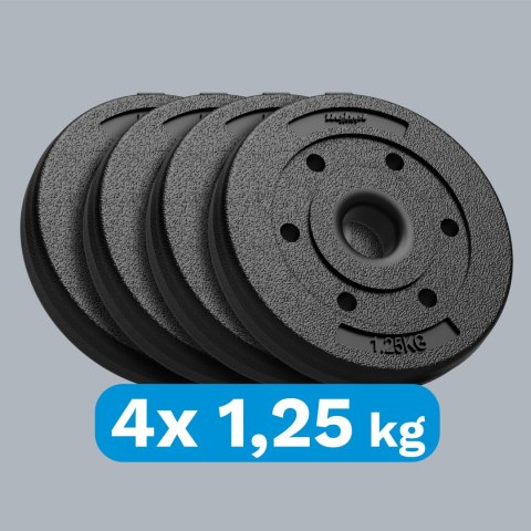 Obciążenie bitumiczne zestaw 4x1.25kg, otwór 31mm, REBEL ACTIVE Obciążenie bitumiczne zestaw 4x1.25kg, otwór 31mm, REBEL ACTIVE