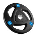 Obciążenie żeliwne olimpijskie gumowane zestaw 2x20kg, otwór 51mm , REBEL ACTIVE