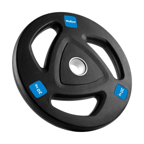 Obciążenie żeliwne olimpijskie gumowane zestaw 2x20kg, otwór 51mm , REBEL ACTIVE Obciążenie żeliwne olimpijskie gumowane zestaw 2x20kg, otwór 51mm , REBEL ACTIVE