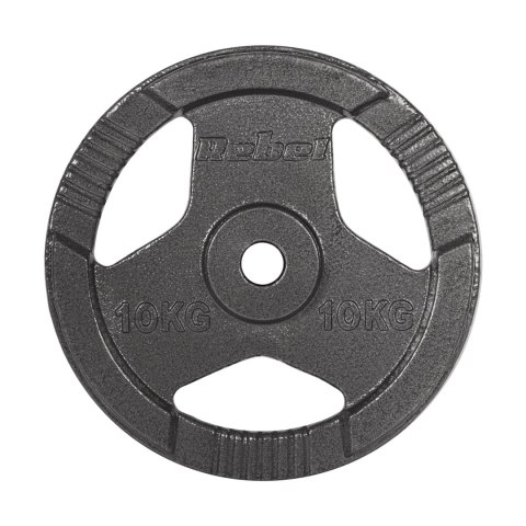 Obciążenie żeliwne zestaw 2x10kg, otwór 31mm, talerz z uchwytami, REBEL ACTIVE Obciążenie żeliwne zestaw 2x10kg, otwór 31mm, talerz z uchwytami, REBEL ACTIVE
