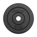 Obciążenie żeliwne zestaw 4x5kg, otwór 31mm, talerz klasyczny, REBEL ACTIVE