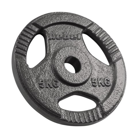 Obciążenie żeliwne zestaw 4x5kg, otwór 31mm, talerz z uchwytami, REBEL ACTIVE Obciążenie żeliwne zestaw 4x5kg, otwór 31mm, talerz z uchwytami, REBEL ACTIVE