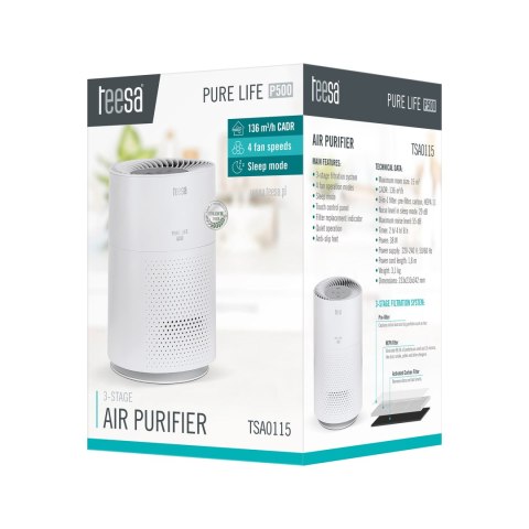 Oczyszczacz powietrza TEESA PURE LIFE P500 Oczyszczacz powietrza TEESA PURE LIFE P500