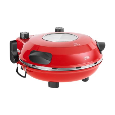 Piec do pizzy TEESA SUPREME + , 1200 W, 32 cm , okienko , wyjmowany kamień, sterowanie dwiema grzałkami Piec do pizzy TEESA SUPREME + , 1200 W, 32 cm , okienko , wyjmowany kamień, sterowanie dwiema grzałkami