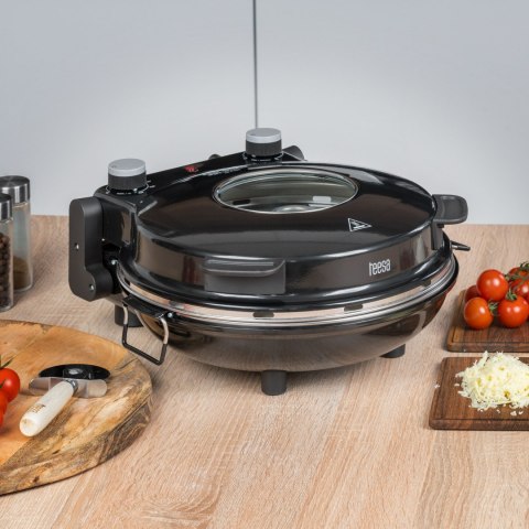 Piec do pizzy TEESA SUPREME, 1200 W, 32 cm , okienko , wyjmowany kamień Piec do pizzy TEESA SUPREME, 1200 W, 32 cm , okienko , wyjmowany kamień
