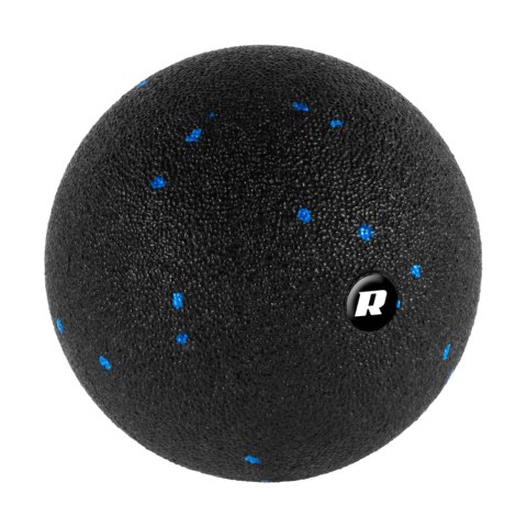 Piłka do masażu 12cm, kolor czarno-niebieski, materiał EPP, REBEL ACTIVE Piłka do masażu 12cm, kolor czarno-niebieski, materiał EPP, REBEL ACTIVE
