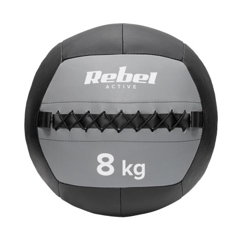 Piłka lekarska do ćwiczeń 8 kg REBEL ACTIVE Piłka lekarska do ćwiczeń 8 kg REBEL ACTIVE