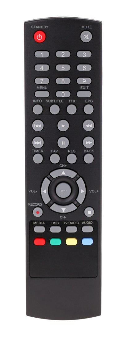 Pilot duży do tunerów DVB-T Cabletech URZ0083 Pilot duży do tunerów DVB-T Cabletech URZ0083