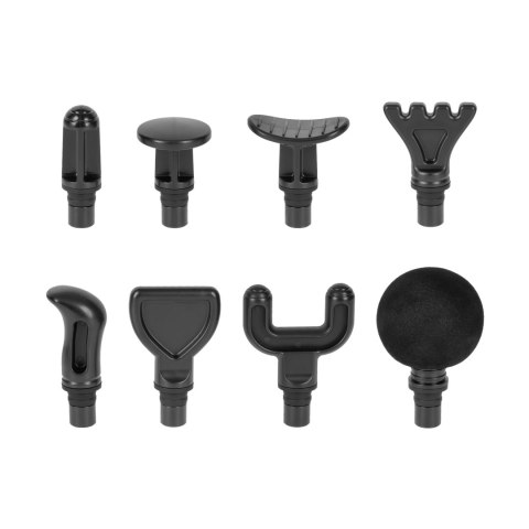 Pistolet do masażu TEESA RELAX GUN MG60, 8 nakładek, biały Pistolet do masażu TEESA RELAX GUN MG60, 8 nakładek, biały