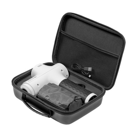 Pistolet do masażu TEESA RELAX GUN MG60, 8 nakładek, biały Pistolet do masażu TEESA RELAX GUN MG60, 8 nakładek, biały