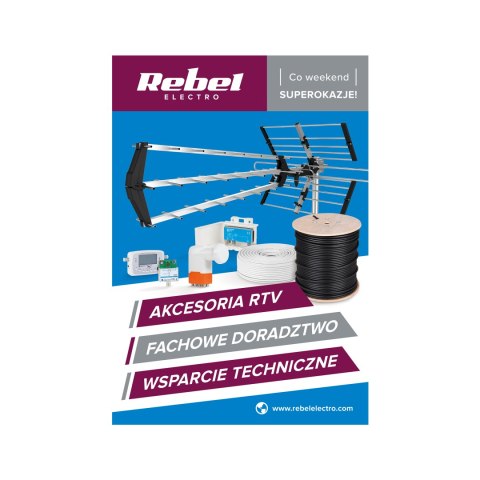 Plakat Rebel Electro - Akcesoria RTV Plakat Rebel Electro - Akcesoria RTV