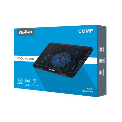 Podstawka chłodząca pod laptop 10-14" Rebel Podstawka chłodząca pod laptop 10-14" Rebel