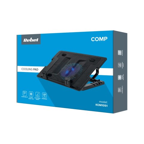 Podstawka chłodząca pod laptop 14-17" Rebel Podstawka chłodząca pod laptop 14-17" Rebel