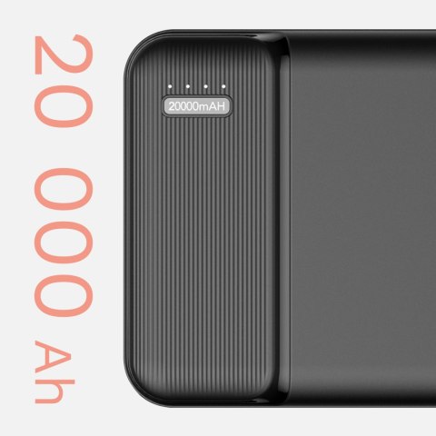 PowerBank Kruger&Matz 20000 mAh Li-pol z funkcją QC oraz PD PowerBank Kruger&Matz 20000 mAh Li-pol z funkcją QC oraz PD