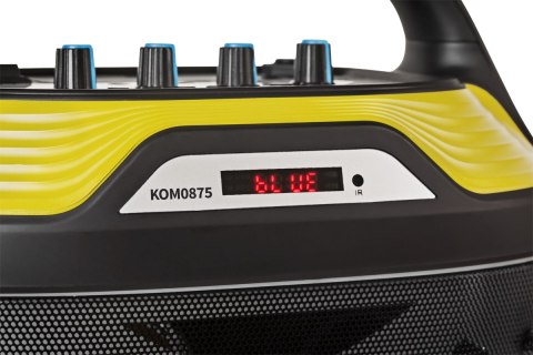 Przenośny aktywny zestaw głośnikowy Quer z funkcją MP3, Bluetooth, radio FM oraz funkcją Karaoke Przenośny aktywny zestaw głośnikowy Quer z funkcją MP3, Bluetooth, radio FM oraz funkcją Karaoke
