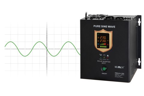 Przetwornica solarna naścienna ( inwerter ) KEMOT PROsolar-1000 ( 12V 230V 1000VA/700W ) Przetwornica solarna naścienna ( inwerter ) KEMOT PROsolar-1000 ( 12V 230V 1000VA/700W )