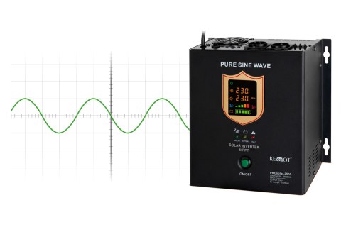 Przetwornica solarna naścienna ( inwerter ) KEMOT PROsolar-2500 ( 24V 230V 25000VA/1800W ) Przetwornica solarna naścienna ( inwerter ) KEMOT PROsolar-2500 ( 24V 230V 25000VA/1800W )