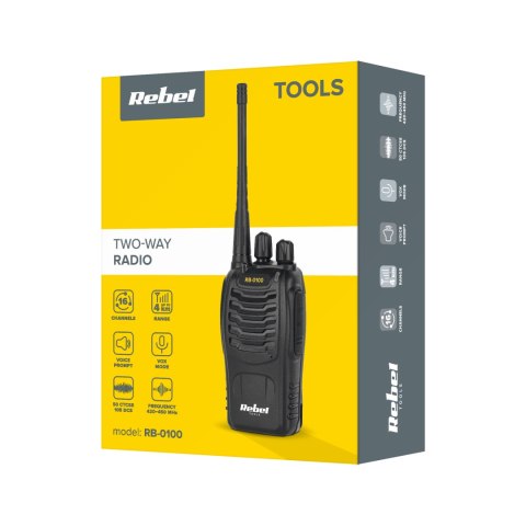 Radiotelefon ręczny PMR Rebel RB-100 Radiotelefon ręczny PMR Rebel RB-100