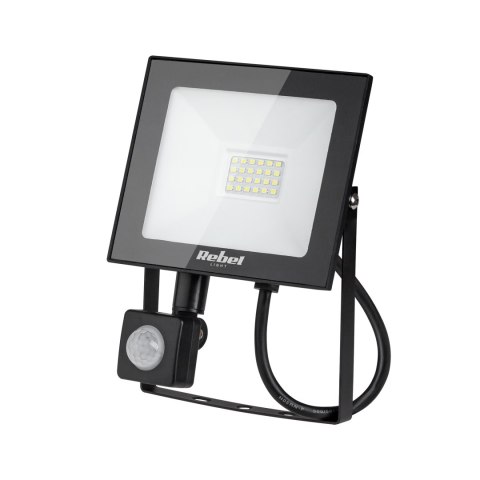Reflektor LED Rebel 20W (24x2835 SMD), 3000K, z sensorem zmierzchu, 230V Reflektor LED Rebel 20W (24x2835 SMD), 3000K, z sensorem zmierzchu, 230V