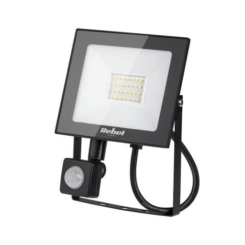 Reflektor LED Rebel 20W z sensorem zmierzchu i ruchu 4000K (28x2835 SMD), 230V Reflektor LED Rebel 20W z sensorem zmierzchu i ruchu 4000K (28x2835 SMD), 230V
