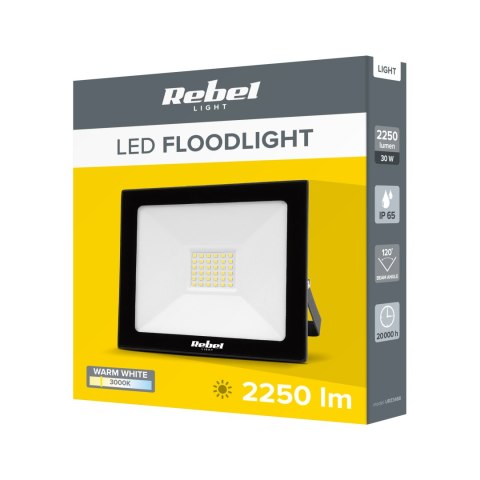Reflektor LED Rebel 30W (36x2835 SMD), 3000K, 230V Reflektor LED Rebel 30W (36x2835 SMD), 3000K, 230V