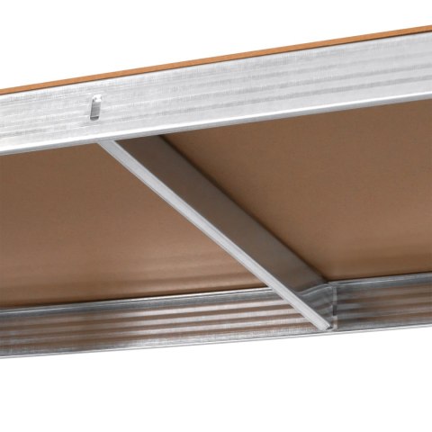 Regał metalowy magazynowy 180x90x40 srebrny Rebel Regał metalowy magazynowy 180x90x40 srebrny Rebel