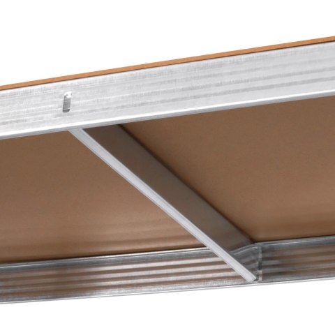 Regał metalowy magazynowy 180x90x40 srebrny Rebel Regał metalowy magazynowy 180x90x40 srebrny Rebel
