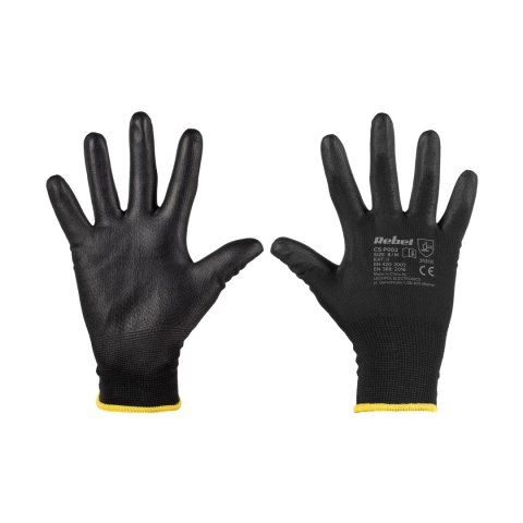 Rękawice robocze poliuretanowe CS-P002 r.8 M (12kpl.) Rękawice robocze poliuretanowe CS-P002 r.8 M (12kpl.)