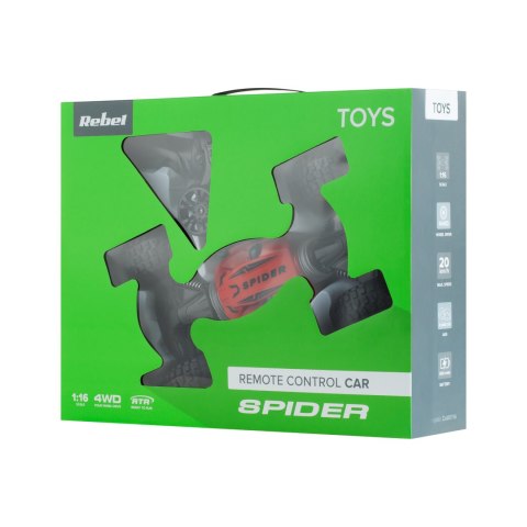 Samochód zdalnie sterowany REBEL SPIDER Samochód zdalnie sterowany REBEL SPIDER
