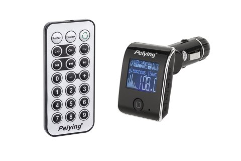 Samochodowy transmiter FM z wyświetlaczem 1,4", RDS Samochodowy transmiter FM z wyświetlaczem 1,4", RDS
