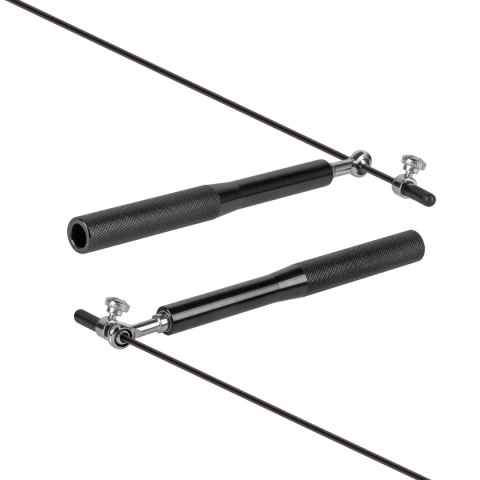 Skakanka bokserska aluminiowa z matalowym łożyskiem 300cm regulowana, REBEL ACTIVE Skakanka bokserska aluminiowa z matalowym łożyskiem 300cm regulowana, REBEL ACTIVE
