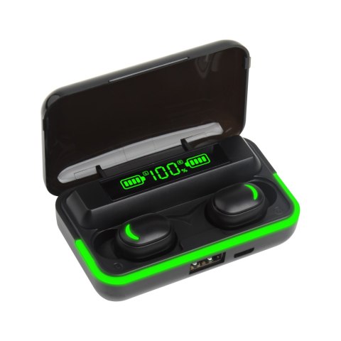 Słuchawki bezprzewodowe dokanałowe z powerbank Rebel SN-E10 Słuchawki bezprzewodowe dokanałowe z powerbank Rebel SN-E10
