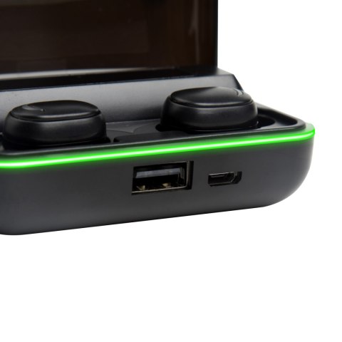 Słuchawki bezprzewodowe dokanałowe z powerbank Rebel SN-E10 Słuchawki bezprzewodowe dokanałowe z powerbank Rebel SN-E10