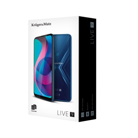 Smartfon Kruger&Matz LIVE 9 Blue Smartfon Kruger&Matz LIVE 9 Blue