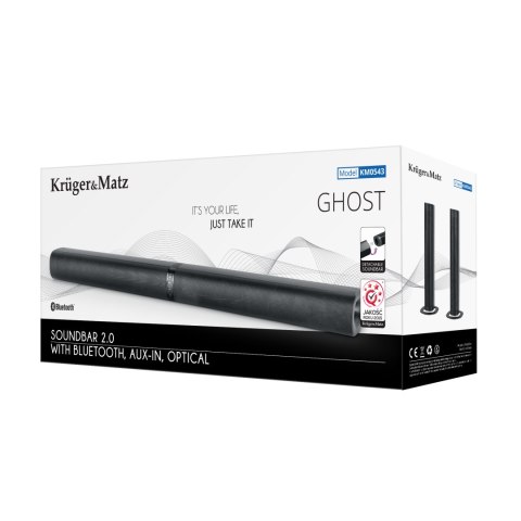Soundbar Kruger&Matz Ghost zestaw 2.0 Soundbar Kruger&Matz Ghost zestaw 2.0