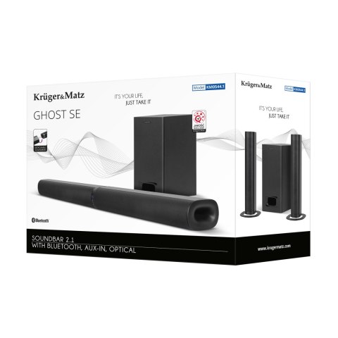 Soundbar Kruger&Matz Ghost zestaw 2.1 SE Soundbar Kruger&Matz Ghost zestaw 2.1 SE