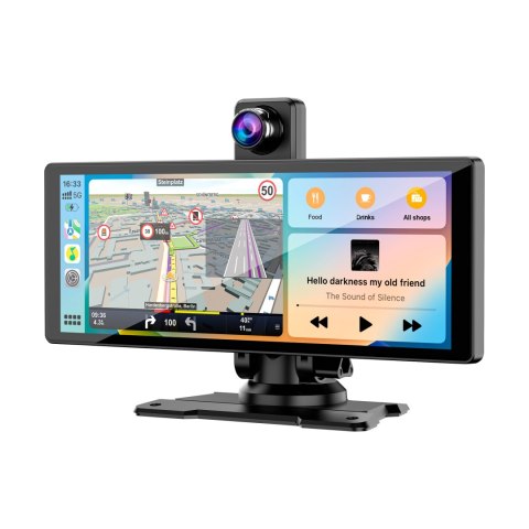 Stacja multimedialna 10" Android Auto Apple Carplay z DVR i kamerą cofania Kruger&Matz Stacja multimedialna 10" Android Auto Apple Carplay z DVR i kamerą cofania Kruger&Matz