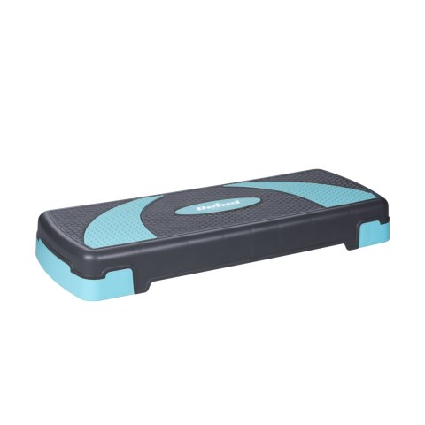 Step do aerobiku i ćwiczeń fitness, 3 stopnie, 78cm, szaro-niebieski, REBEL ACTIVE Step do aerobiku i ćwiczeń fitness, 3 stopnie, 78cm, szaro-niebieski, REBEL ACTIVE