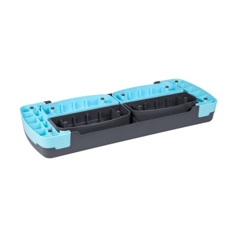 Step do aerobiku i ćwiczeń fitness, 3 stopnie, 78cm, szaro-niebieski, REBEL ACTIVE Step do aerobiku i ćwiczeń fitness, 3 stopnie, 78cm, szaro-niebieski, REBEL ACTIVE
