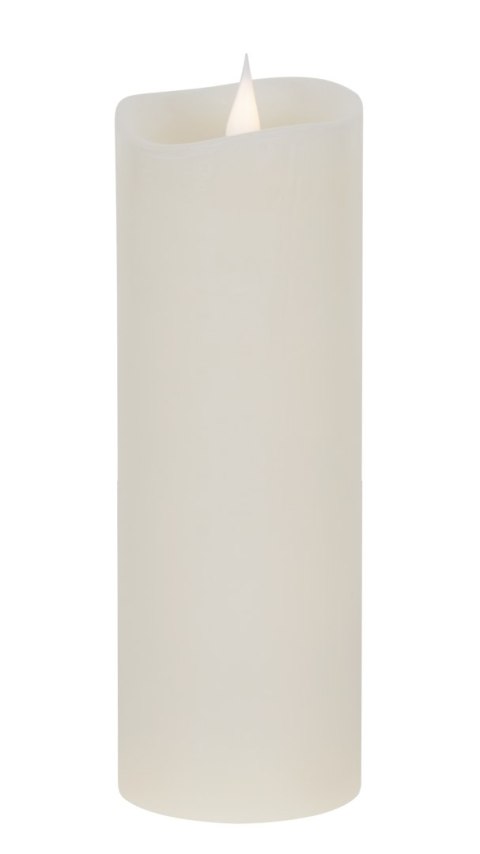 Świeca woskowa LED duża ivory Świeca woskowa LED duża ivory