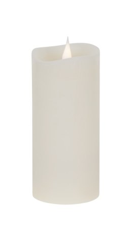 Świeca woskowa LED średnia ivory