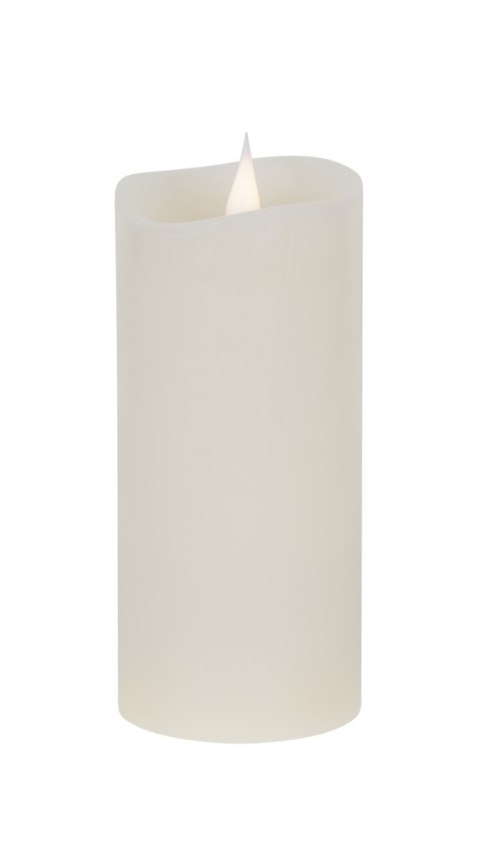 Świeca woskowa LED średnia ivory Świeca woskowa LED średnia ivory