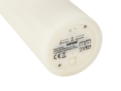 Świeca woskowa LED średnia ivory Świeca woskowa LED średnia ivory